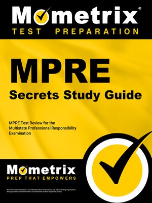 cover image of MPRE Secrets Study Guide
